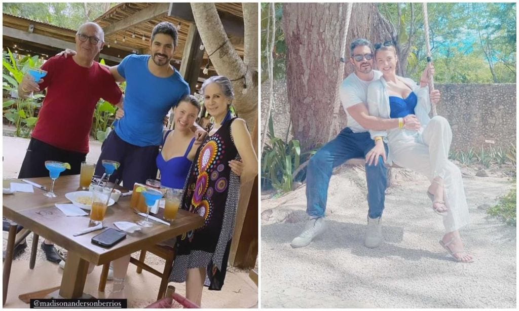 Madison Anderson y Pepe Gámez de vacaciones en México