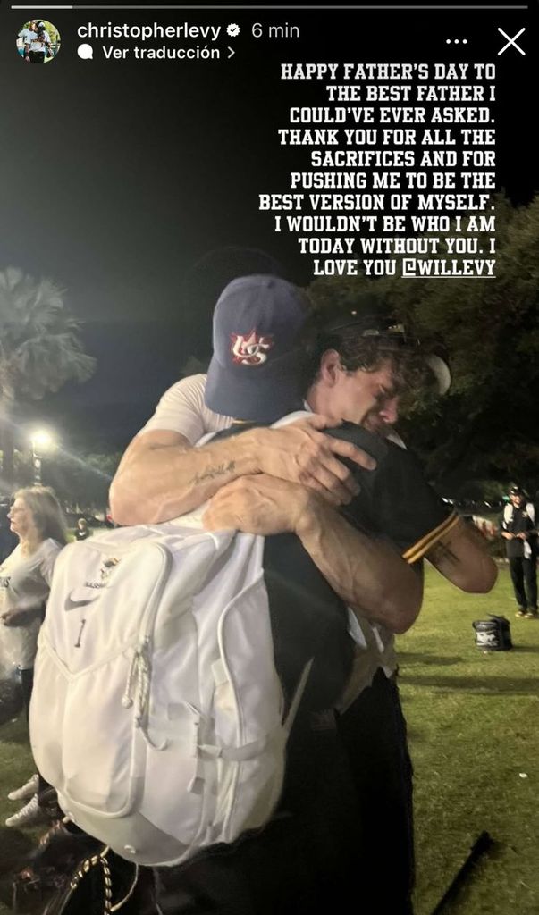 William Levy y su hijo Christopher