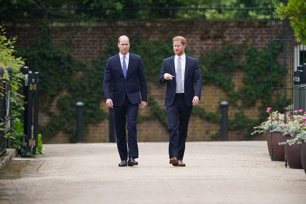 1 de julio de 2021 en el Palacio de Kensington, ese día Diana de Gales habría cumplido los 60 años: los hermanos celebraron su vida, en vez de recordar la muerte
