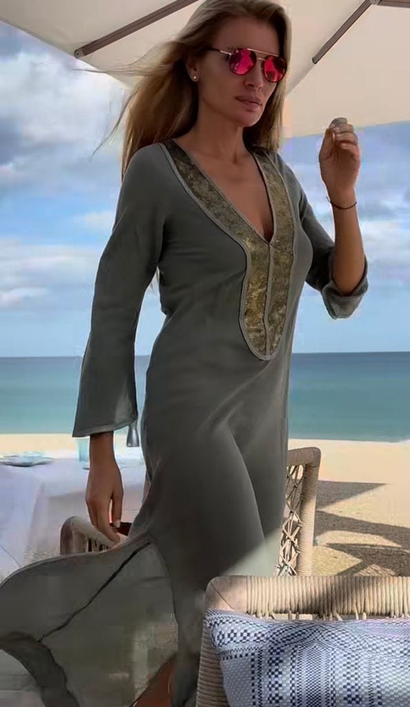 Esther Cañadas en su escapada a Marruecos.