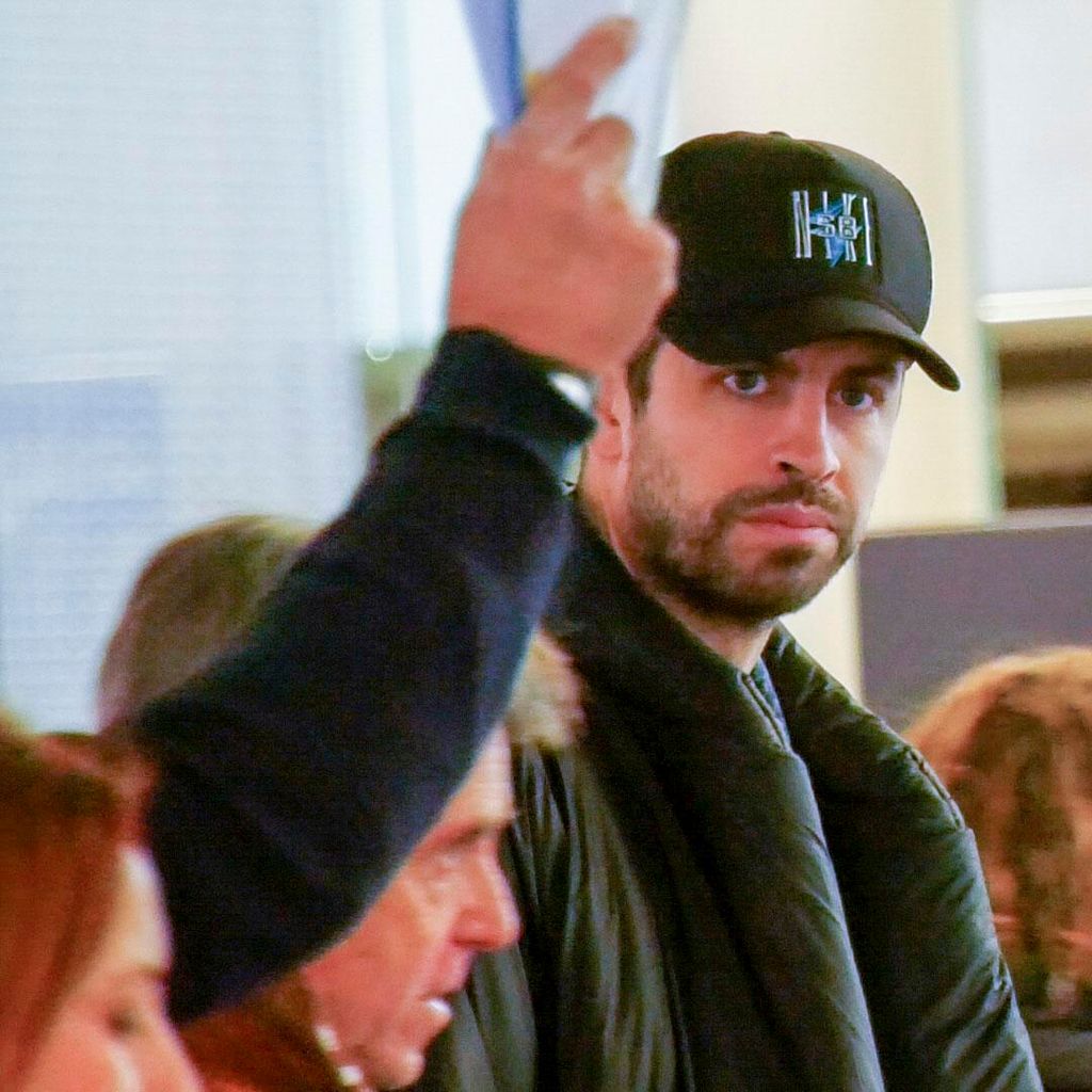 Gerard Piqué en los juzgados en Barcelona