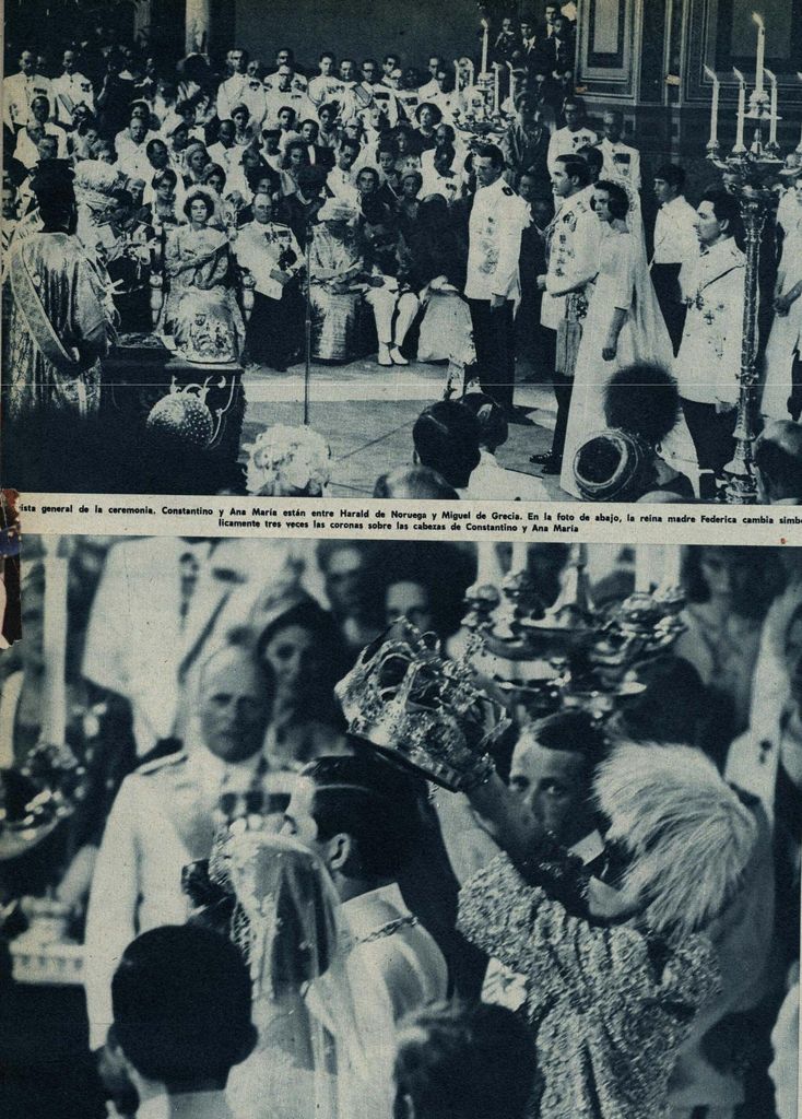 Boda Constantino de Grecia HOLA 1964
