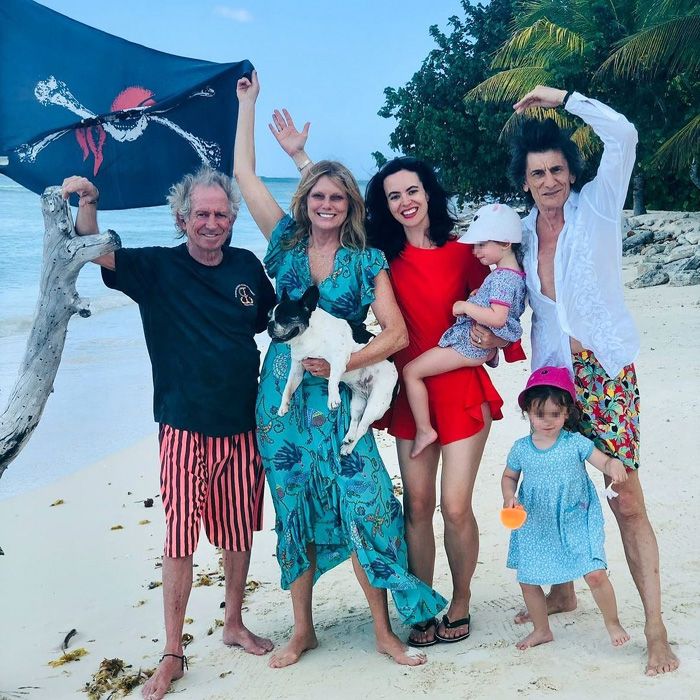 Keith Richards, de veraneo con otro miembro de los FRolling