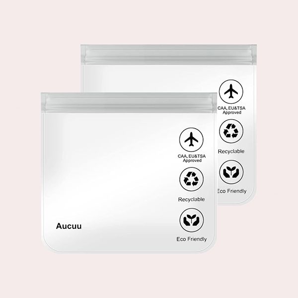 Aucuu 2PCS Neceseres Transparentes
