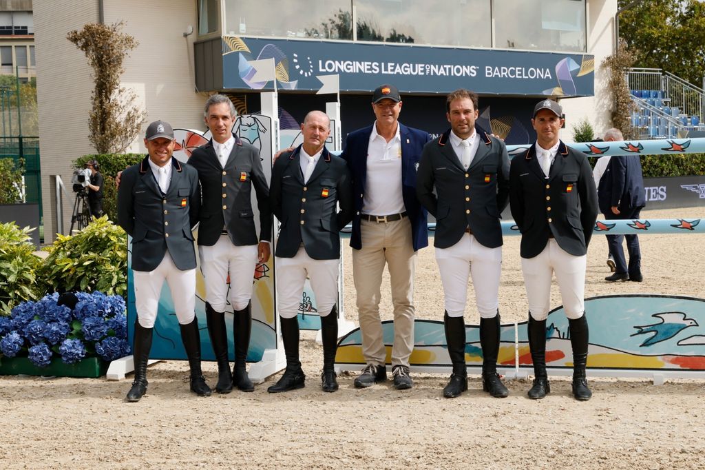 El equipo español en el CSIO