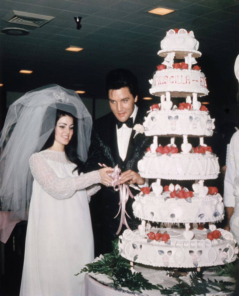 Vestidos de las novias del rock Elvis y Priscilla Presley