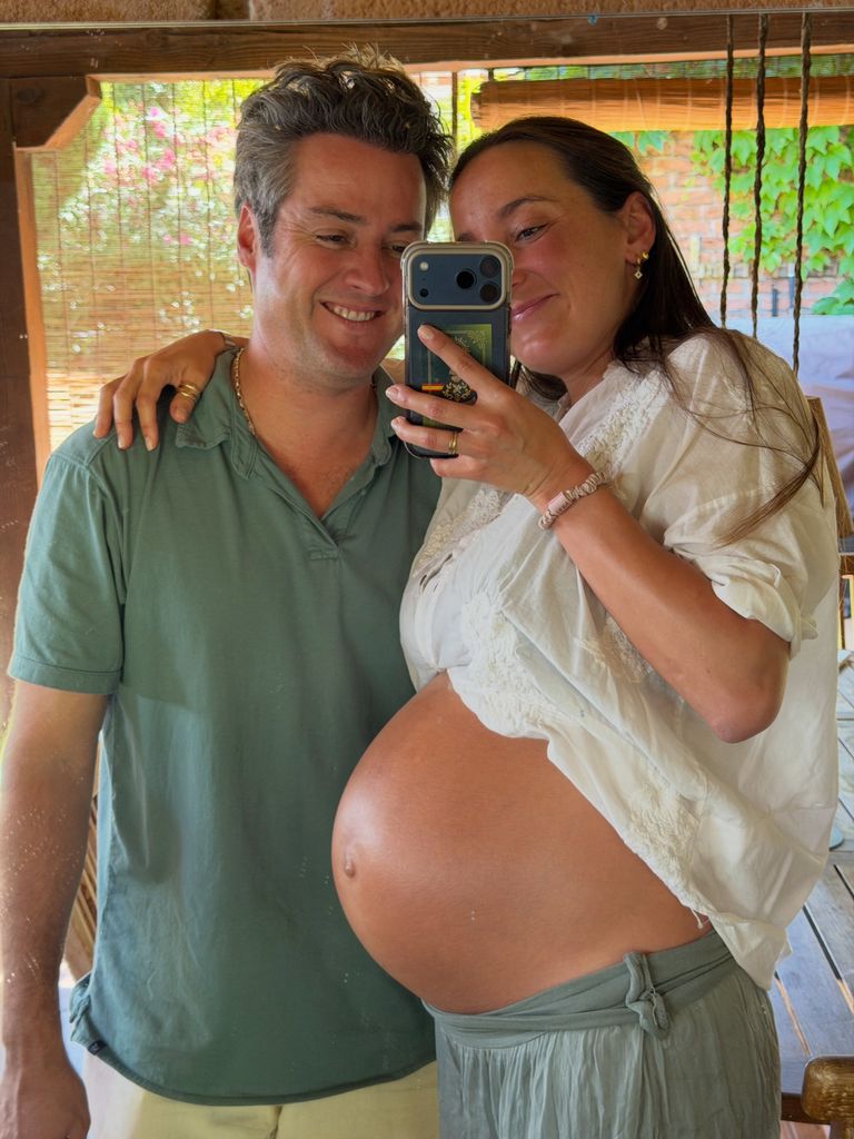 Lucía y Álvaro días antes del nacimiento de la pequeña Lola Belén