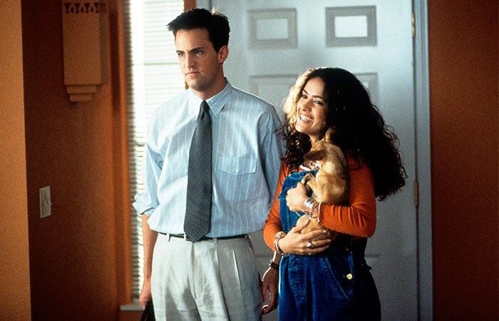 Salma Hayek y Matthew Perry