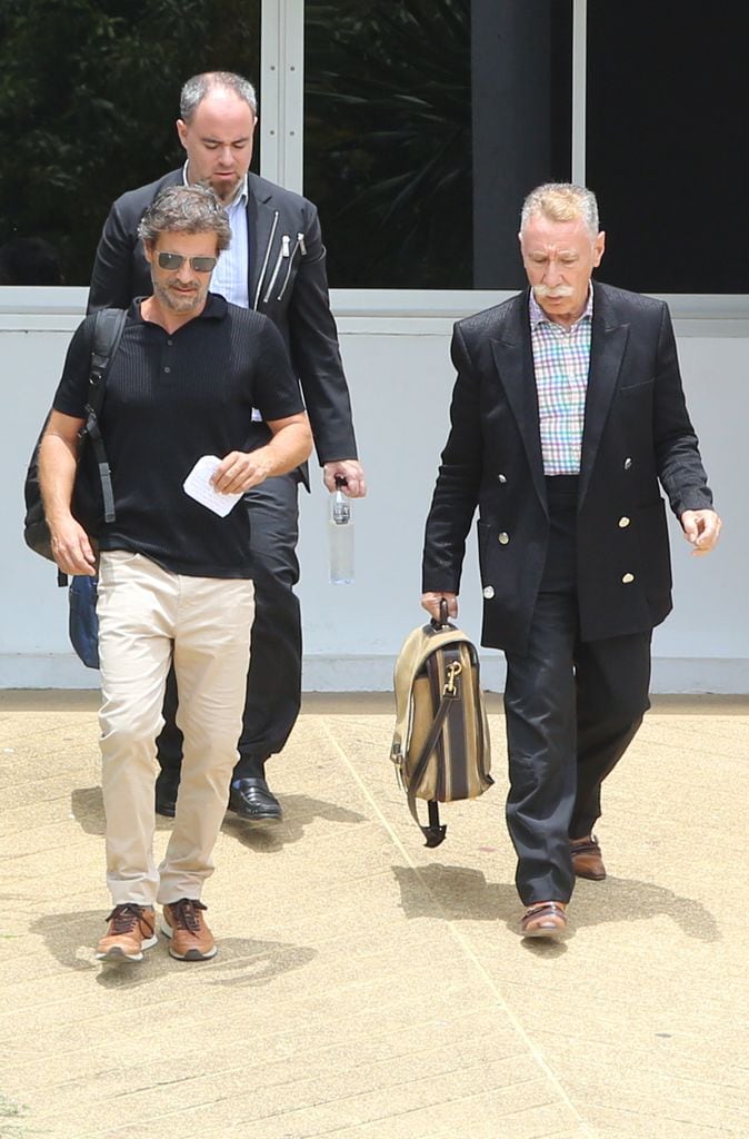 El actor Rodolfo Sancho y el abogado Marcos García Montes en Tailandia el 6 de septiembre de 2023