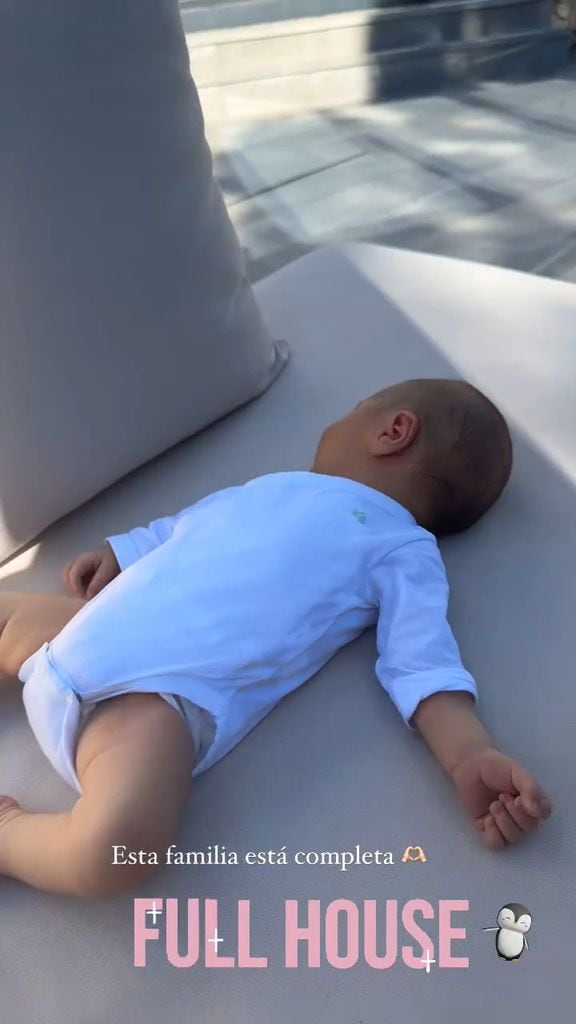 Milo, el bebé de Michelle Renaud y Matías Novoa 