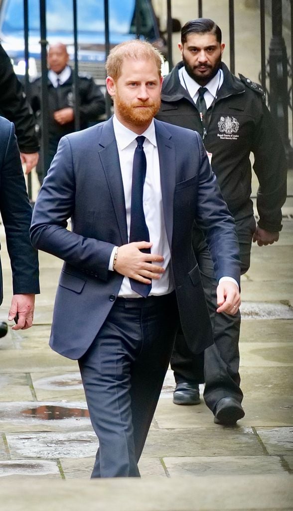 Harry, el pasado martesa su llegada a la Corte de Justicia londinense
