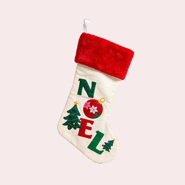 Calcetines de Navidad Multicolor de Yute Maisons du Monde