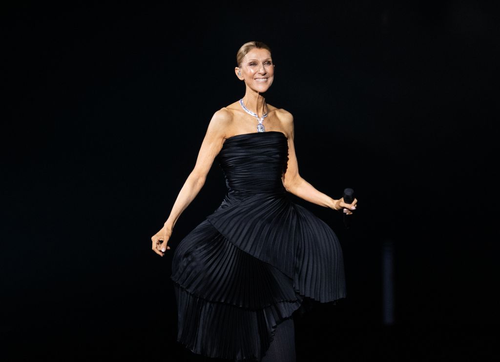 Celine Dion en su residencia de París