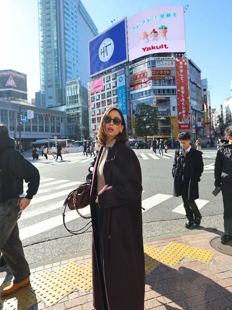 Rocío Osorno en su reciente viaje a Japón