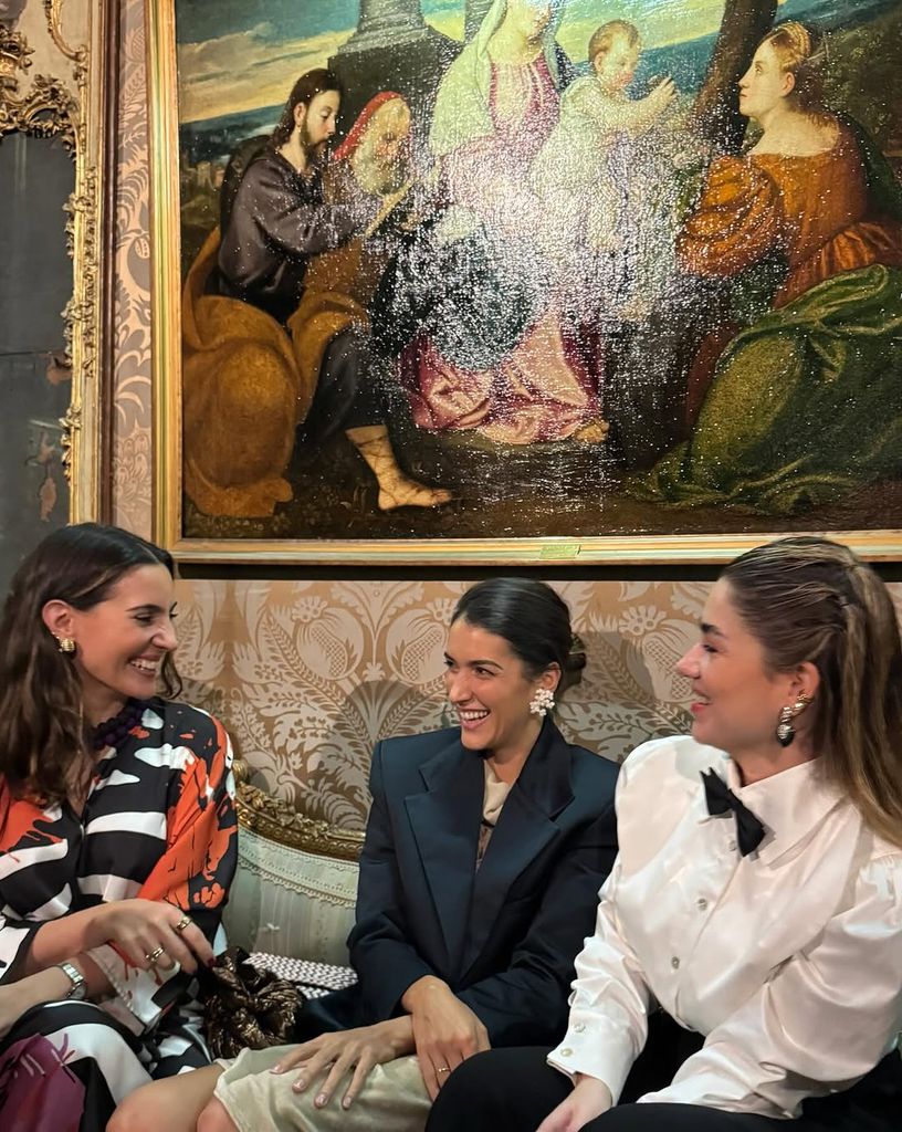 Risas y confidencias durante la velada