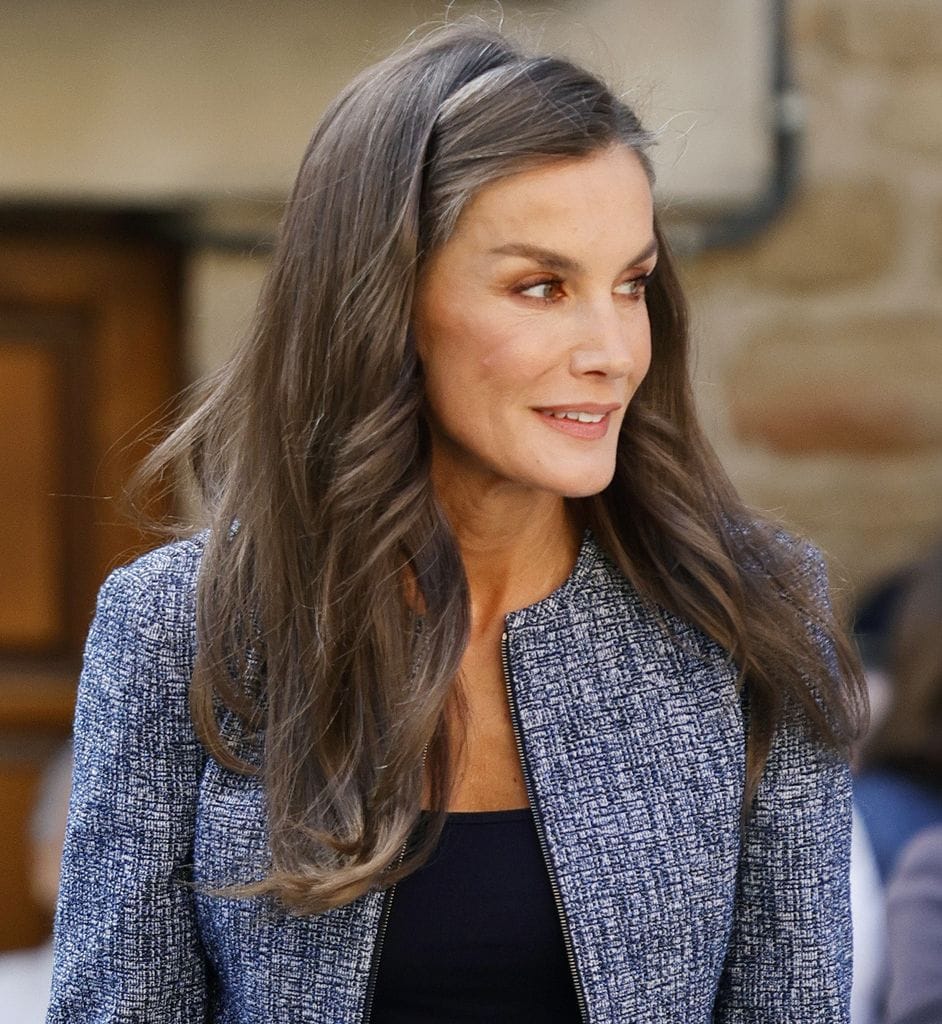 La reina Letizia en Olite el 27 de septiembre de 2025