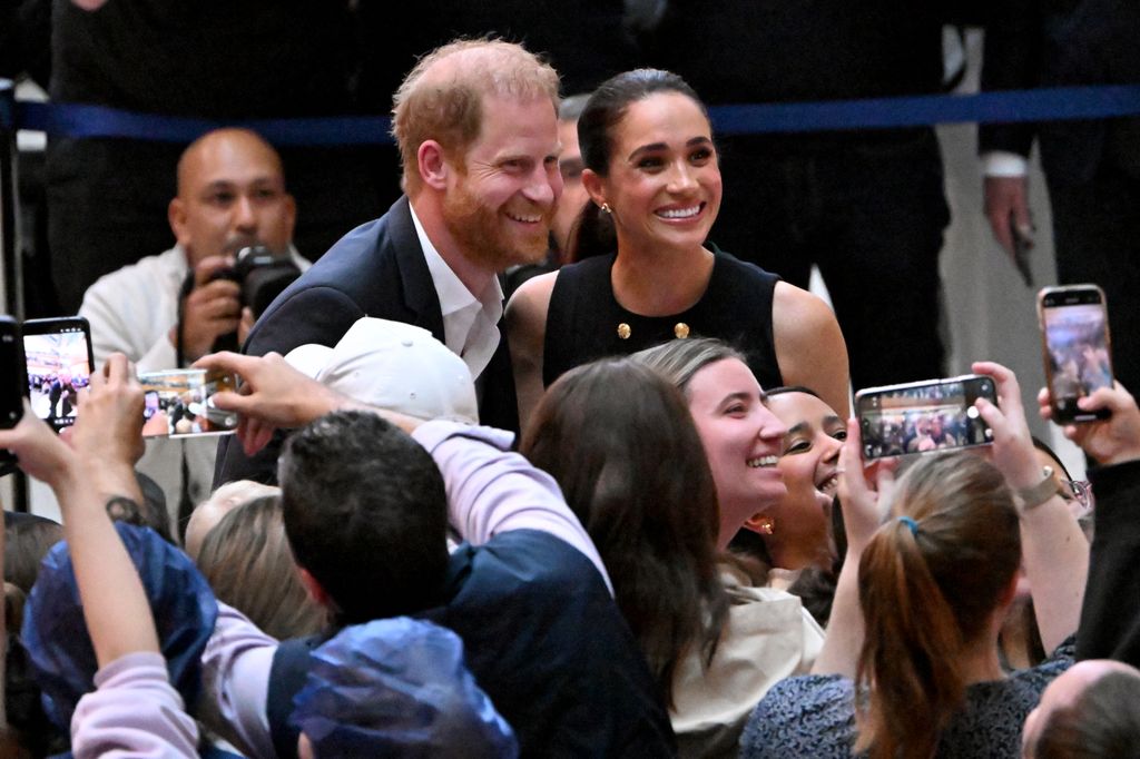 Los duques de Sussex durante su viaje a Australia