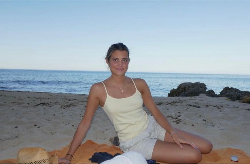 Stella Figo durante sus últimas vacaciones