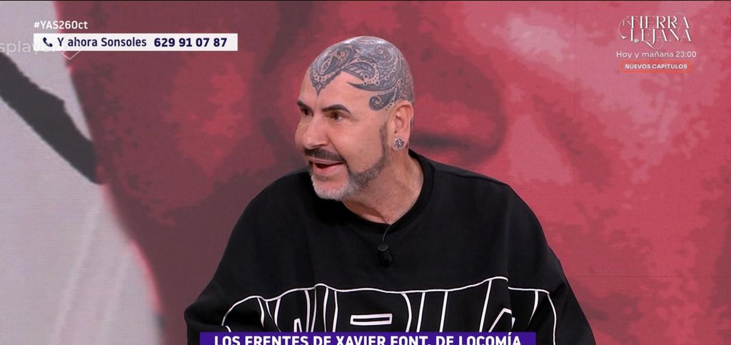 Xavier Font, durante su paso por 'Y ahora Sonsoles' 