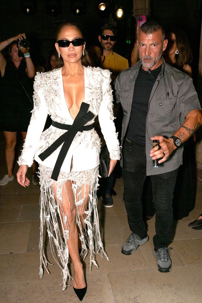 Jennifer Lopez con su misterioso guardaespaldas