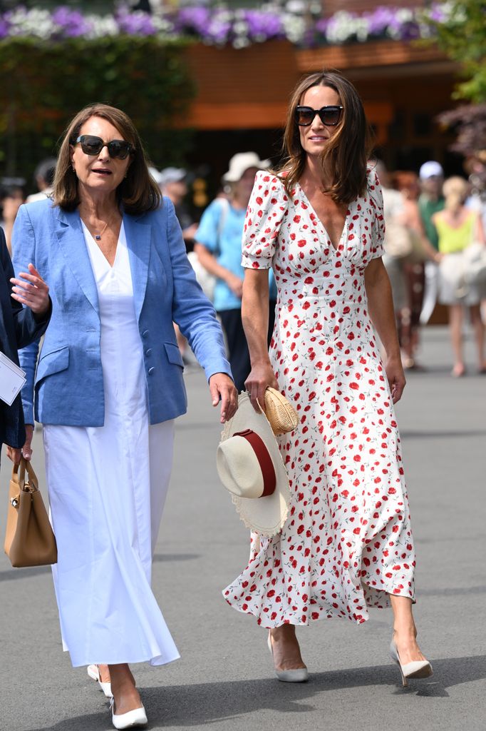 Carole Middleton y Pippa Middleton en Wimbledon 2026.