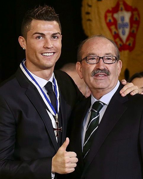 Cristiano Ronaldo compartió una foto junto a Aurélio Pereira para darle el último adiós