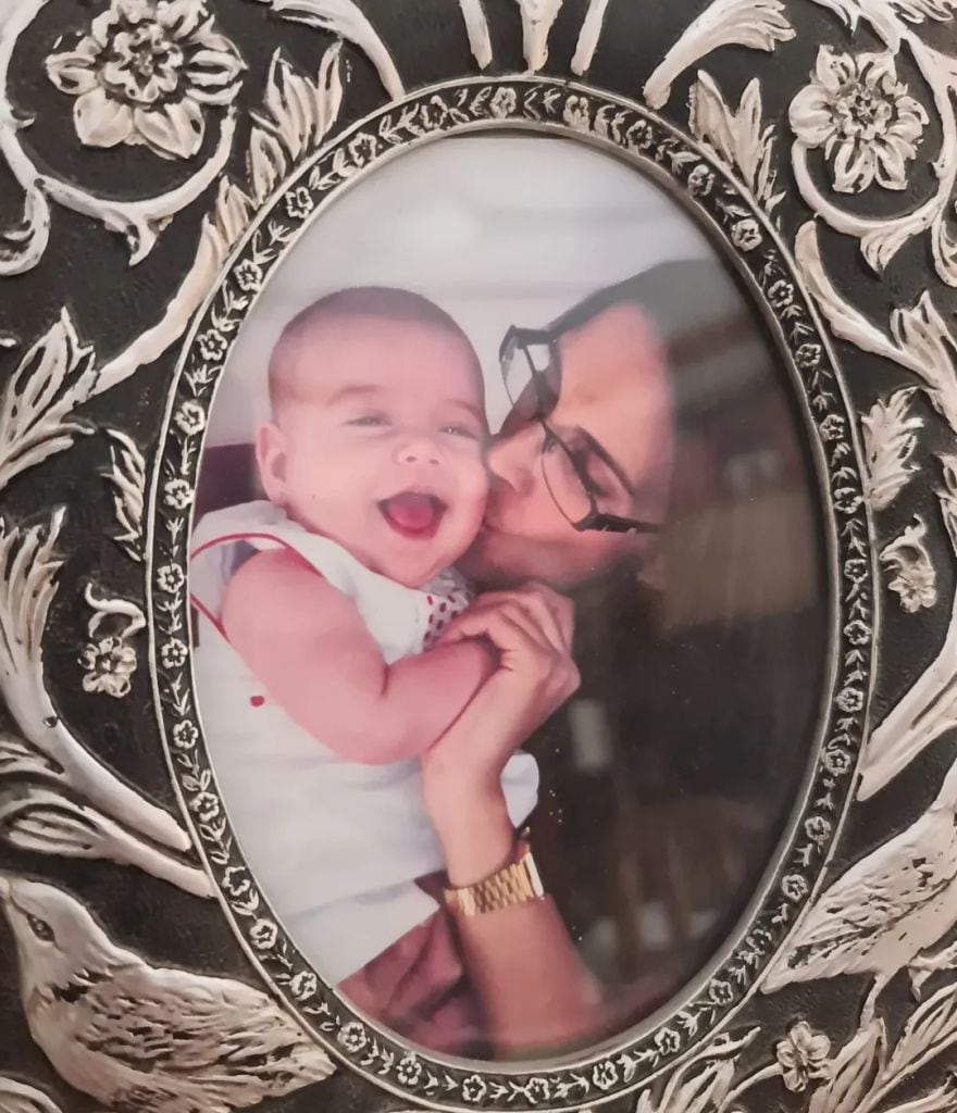 Nuria Fergó y su hija