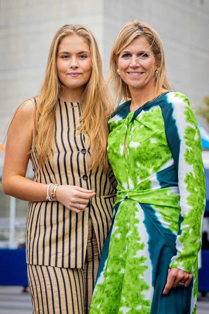 Máxima y Amalia de Holanda en la ONU en Nueva York 