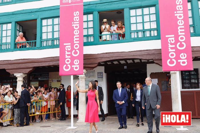 Doña Letizia, la auténtica protagonista en el corral de comedias de Almagro