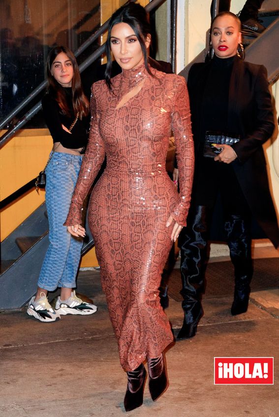 Kim Kardashian look serpiente instagram