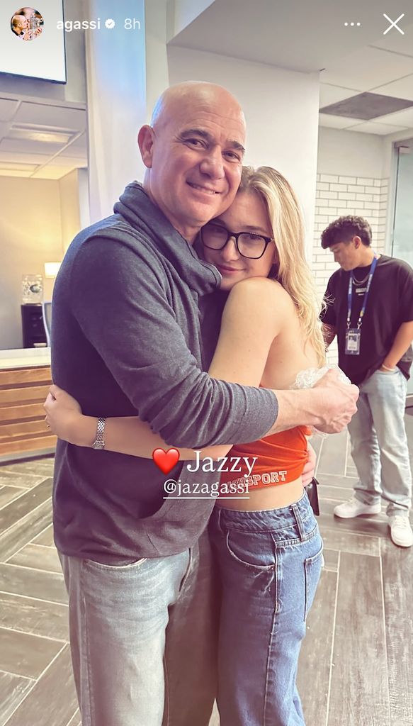 Andre Agassi compartió una foto conmovedora con su hija