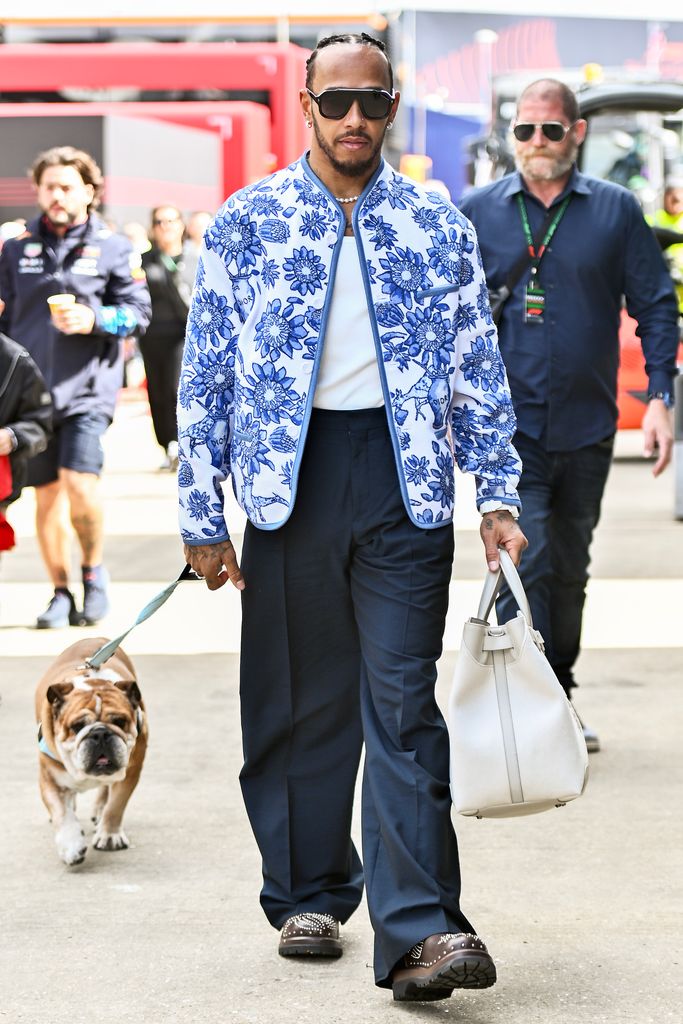 Lewis Hamilton en el Gran Premio de Fórmula 1 de Silverstone
