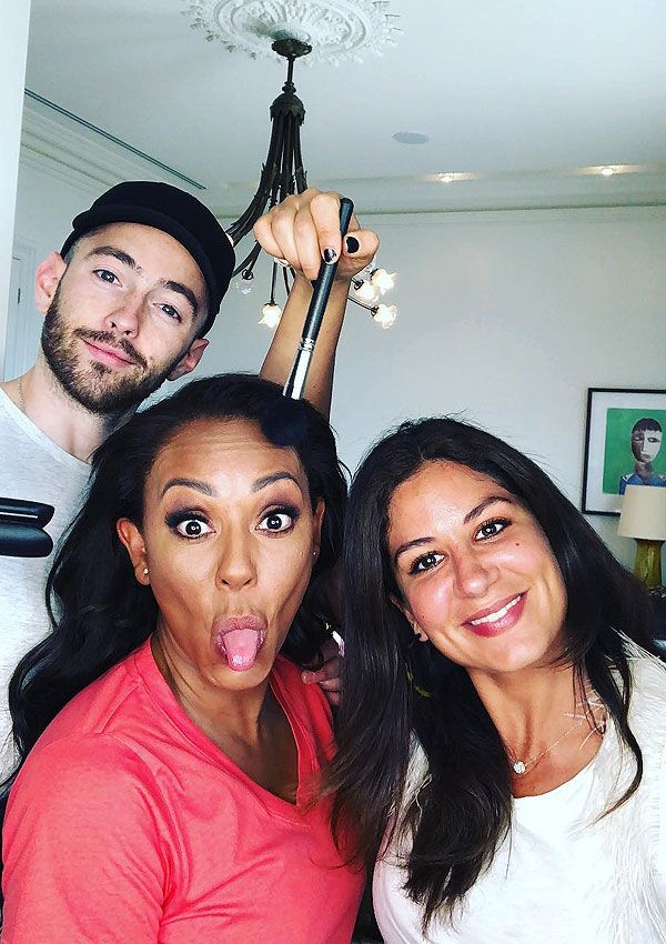 Mel B con su novio 