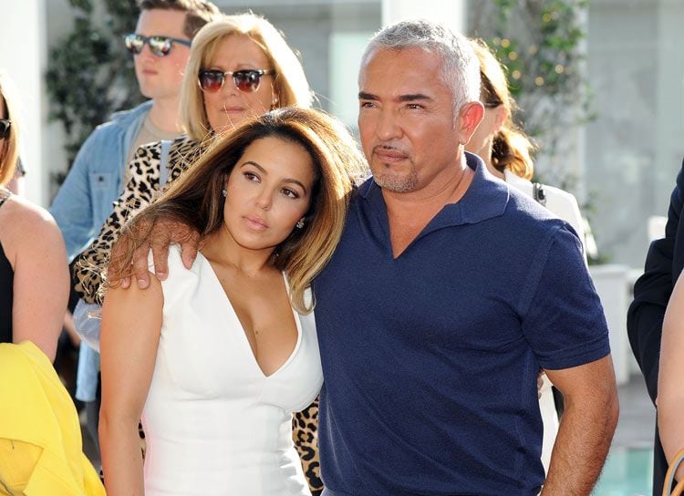 Cesar Millan y Jahira Dar en la premiere de la segunda temporada de Cesar 911, para el canal  Nat Geo Wild en Los Angeles en marzo de 2015
