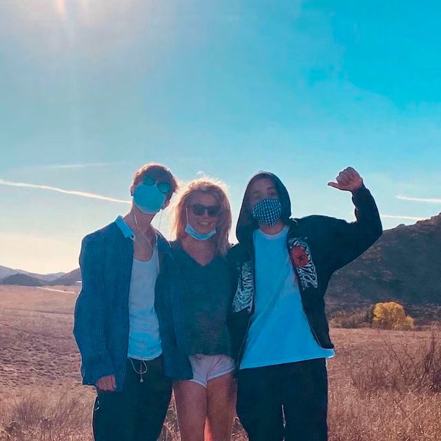 Britney Spears con sus hijos