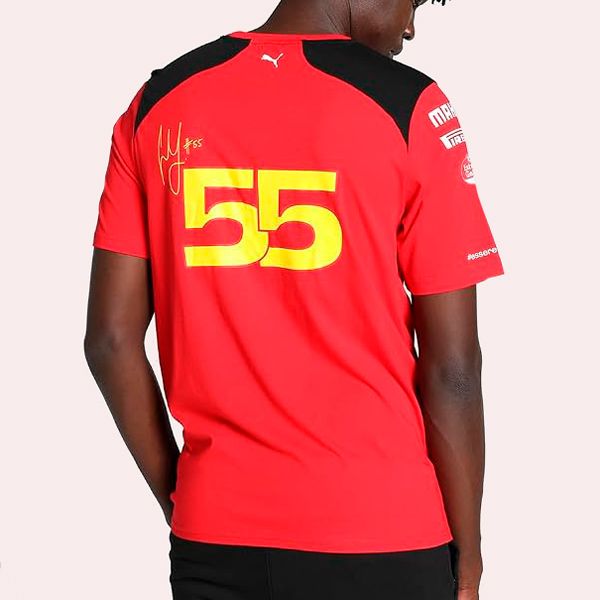 PUMA Scuderia Ferrari - Camiseta Equipo 2023 Carlos Sainz