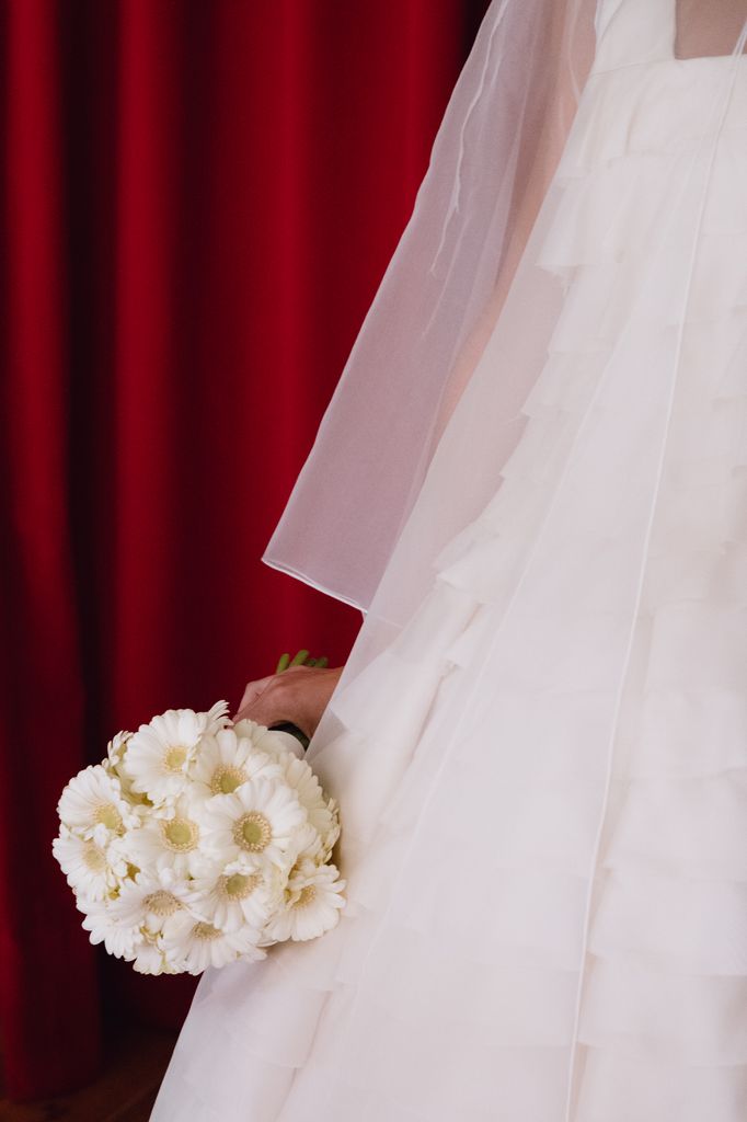 Bouquet de novia de margaritas