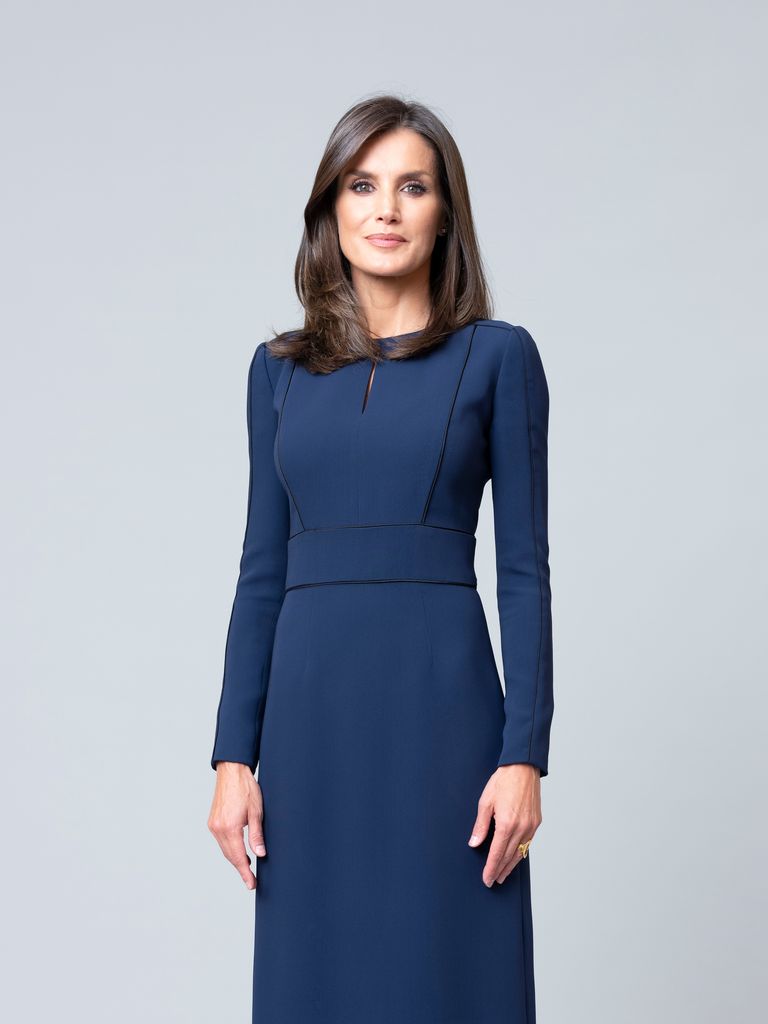 La reina Letizia en un posado oficial en febrero de 2020