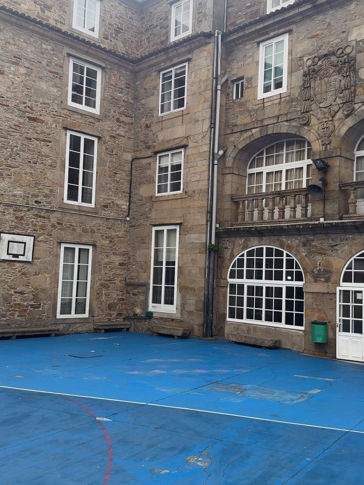 El patio del colegio de Las Huérfanas