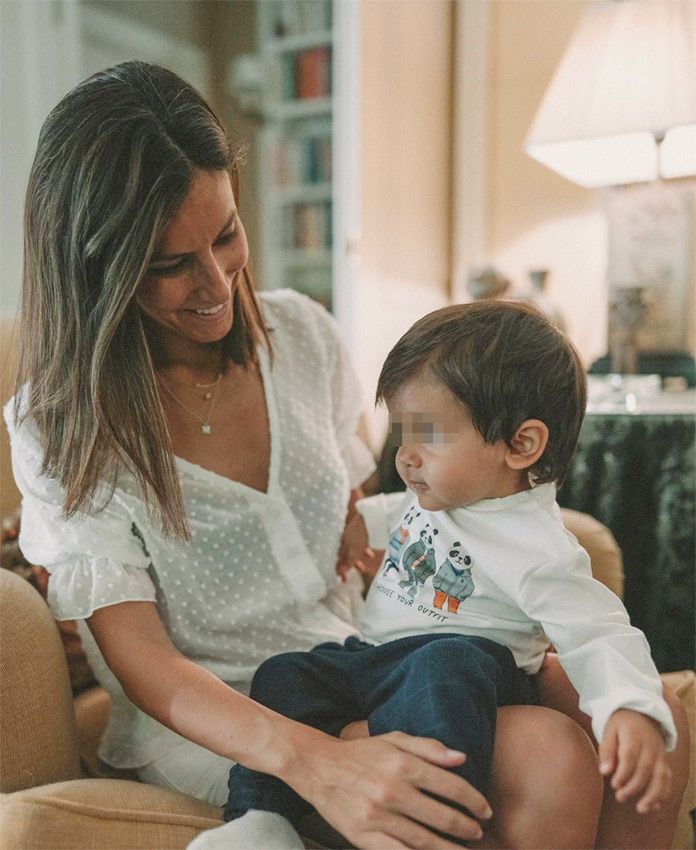 Ana Boyer y su hijo Miguel