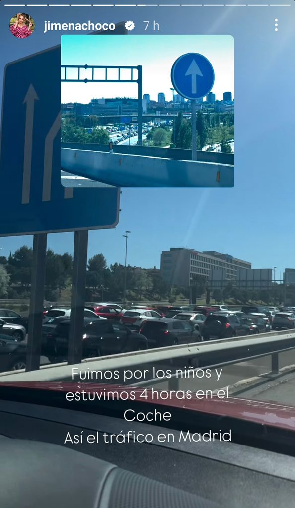 La 'Choco' compartió imágenes del caos en la ciudad