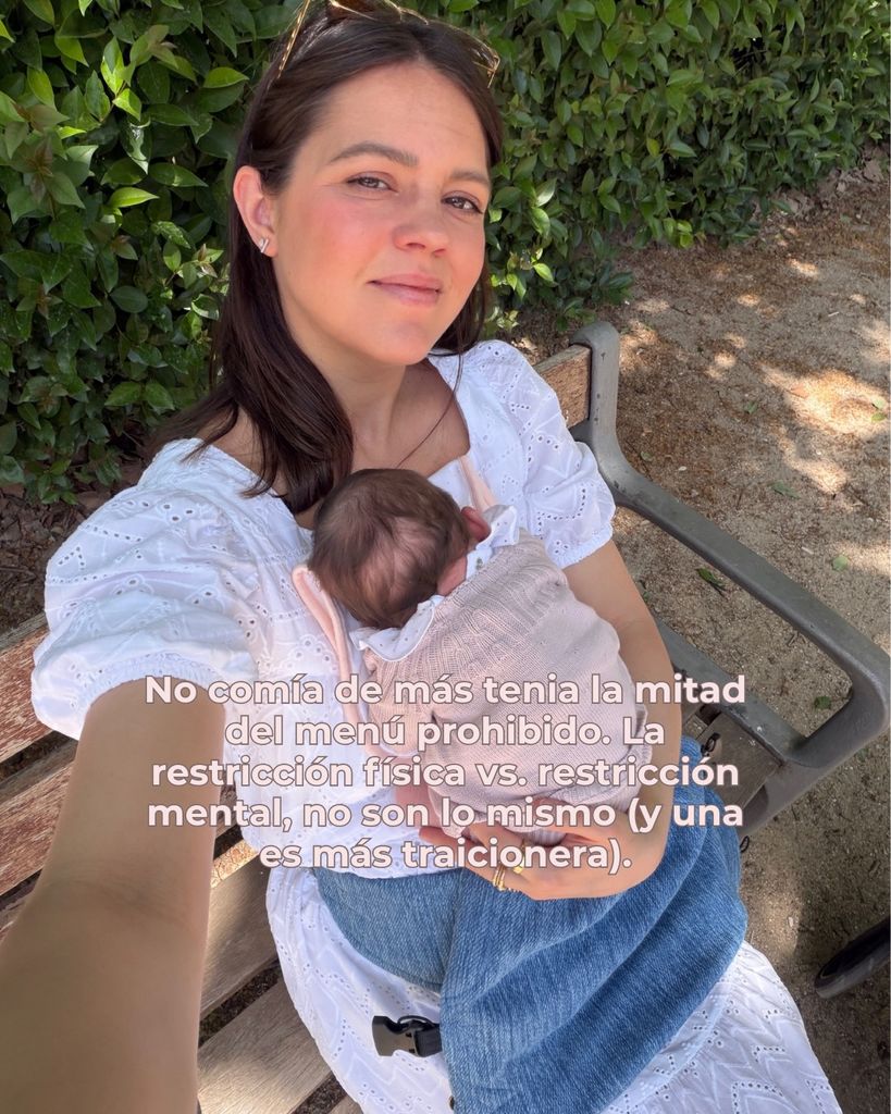 Isabelle Junot confiesa cómo era su relación con la comida. 