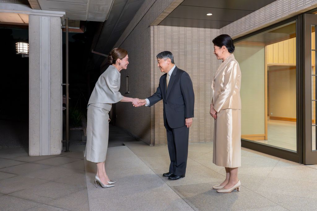 Los emperadores de Japón reciben a la reina consorte, Suthida de Tailandia
