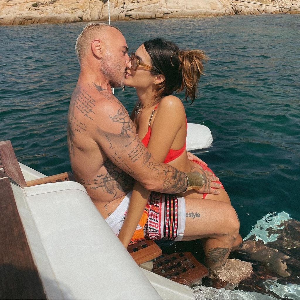 Sharon Fonseca y Gianluca Vacchi