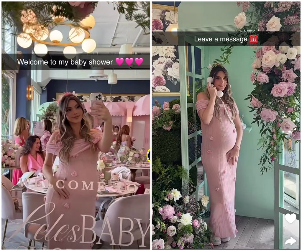 Lele compartió algunos vistazos de su íntimo baby shower.