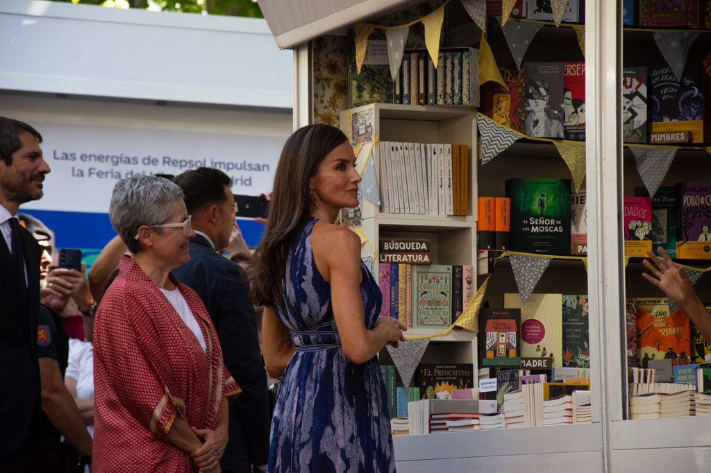 La Reina en la pasada edición de la Feria del Libro de Madrid
