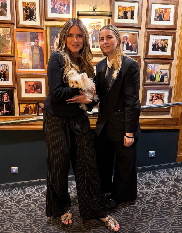 La modelo Heidi Klum, en su reciente visita al restaurante Botafumeiro. 
