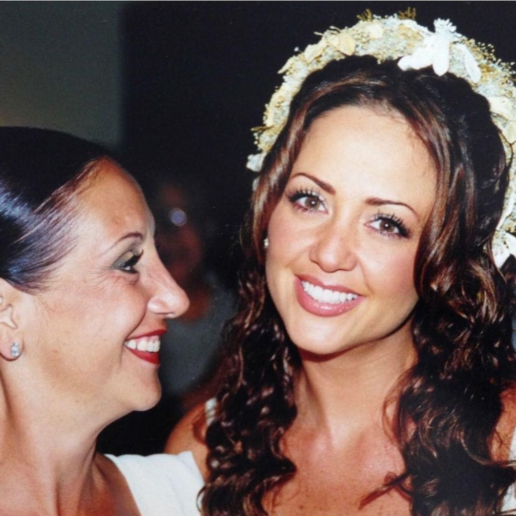 Andrea Legarreta y su mamá