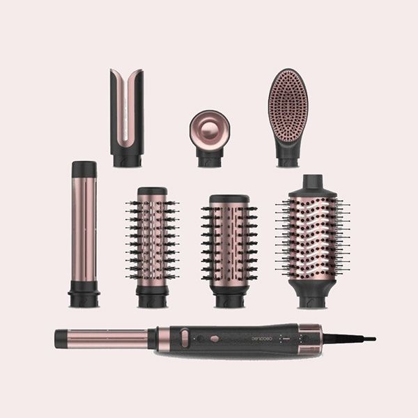 Moldeador de pelo Cecotec CeramicCare 8in1 AirGlam Gyro