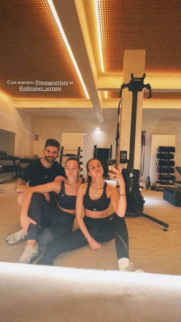 Victoria Federica entrenamiento 